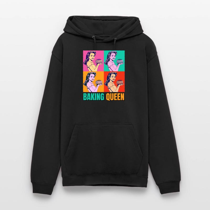 Baking Cake Baking Queen Baking Fairy Baker Pop Art Unisex Hoodie