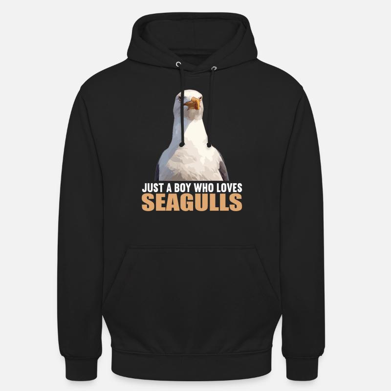 Möwen Möwe - Unisex Hoodie - Schwarz