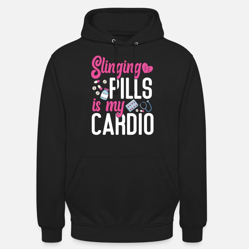 Technicien en pharmacie - Sweat-shirt à capuche unisexe - noir