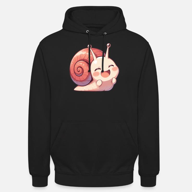 Escargots Escargot - Sweat-shirt à capuche unisexe - noir