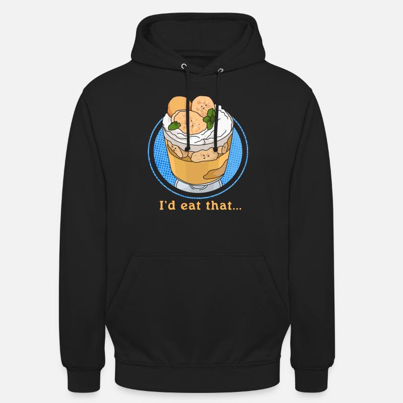 Bananen Pudding Bananenpudding Geschenk - Unisex Hoodie - Schwarz