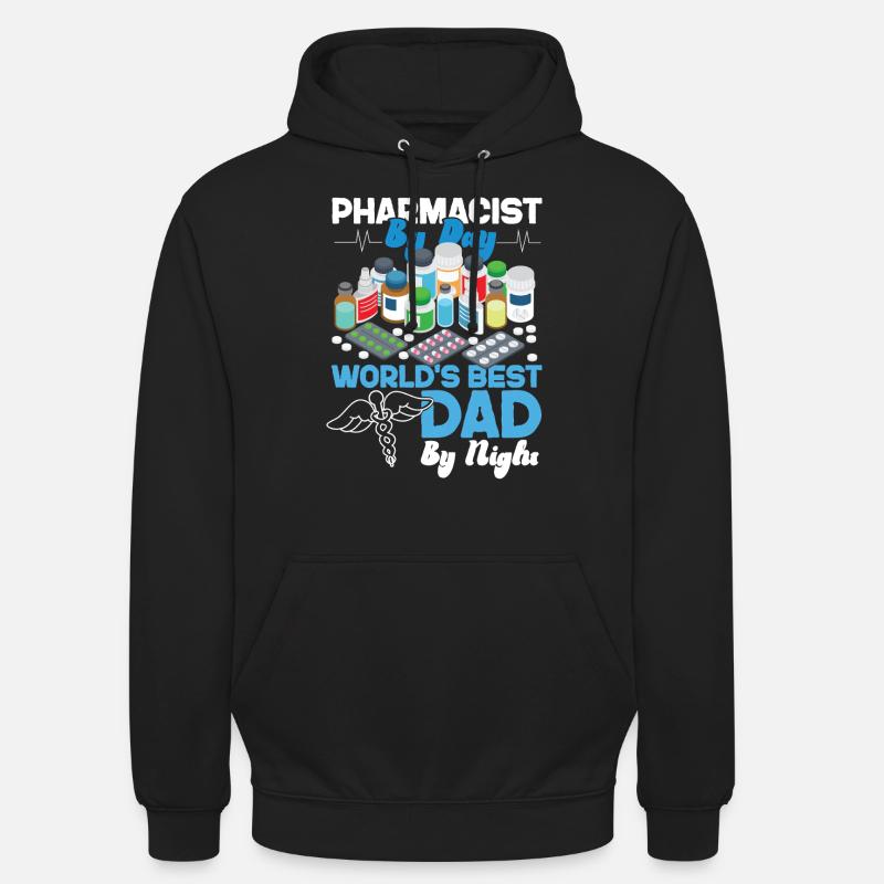 Technicien en pharmacie - Sweat-shirt à capuche unisexe - noir