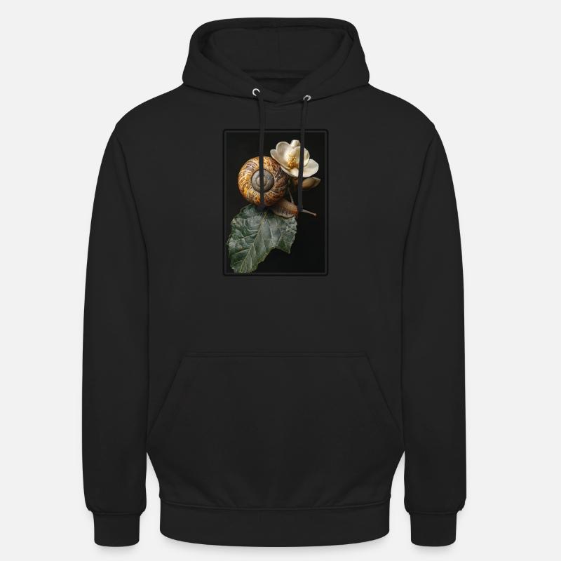 Escargots Escargot - Sweat-shirt à capuche unisexe - noir