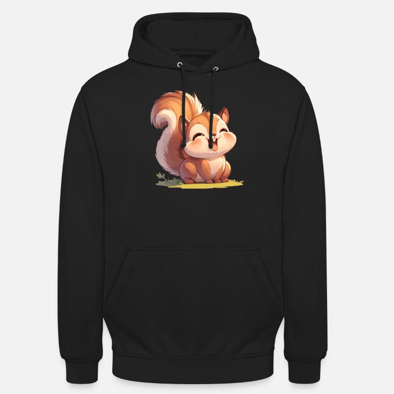 Eichhörnchen - Unisex Hoodie - Schwarz