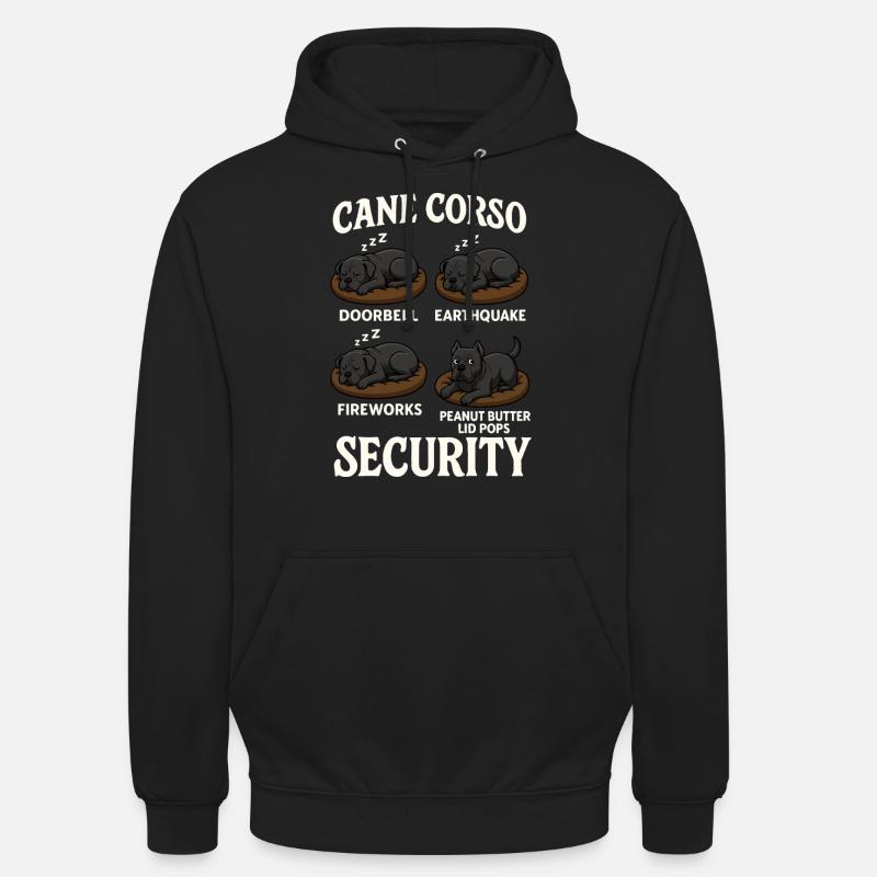 Cane corso - Sweat-shirt à capuche unisexe - noir