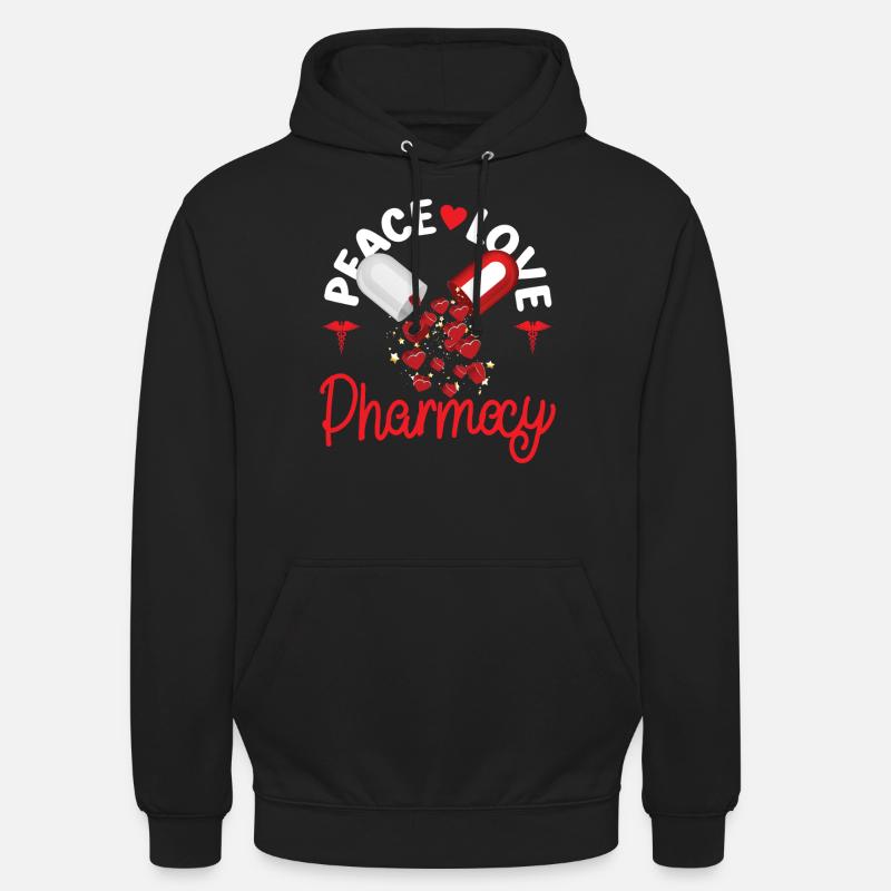 Pharmacy Tech Technician - Unisex Hoodie - black
