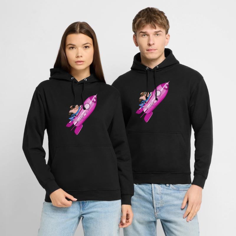 fusée Sweat-shirt à capuche unisexe