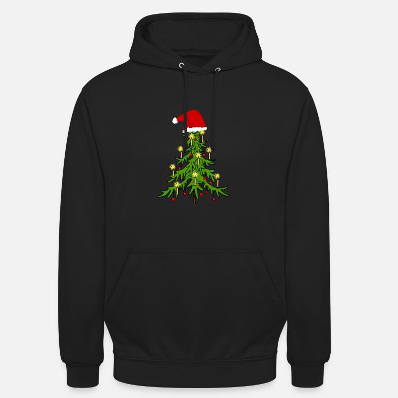 Sapin de Noël - Noël - Sweat-shirt à capuche unisexe - noir