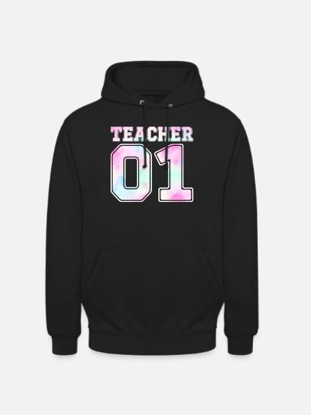 enseignant 01 - Sweat-shirt à capuche unisexe - noir