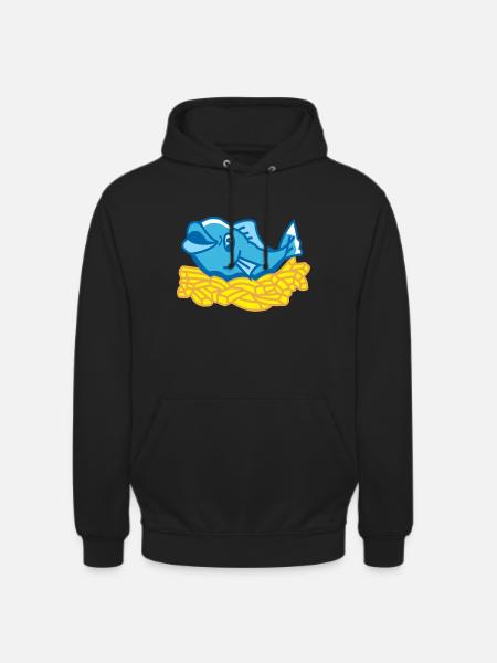 Fish & Chips - Unisex Hoodie - black
