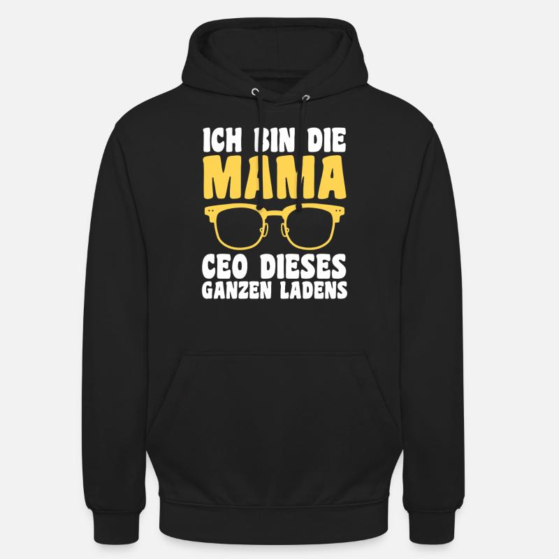 Mutter Team Mama - Unisex Hoodie - Schwarz