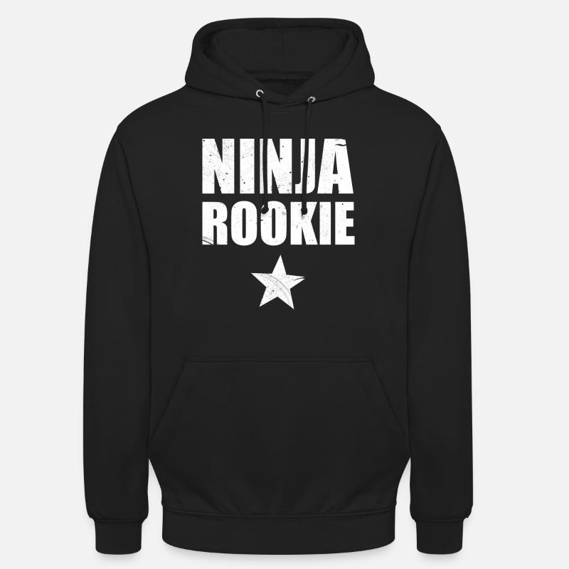 Ninja Warrior - Recrue Ninja - Sweat-shirt à capuche unisexe - noir