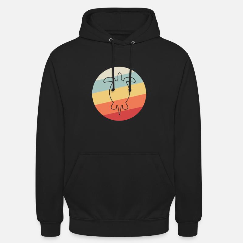 Schildkröte Turtle in circle turtle - Unisex Hoodie - Schwarz