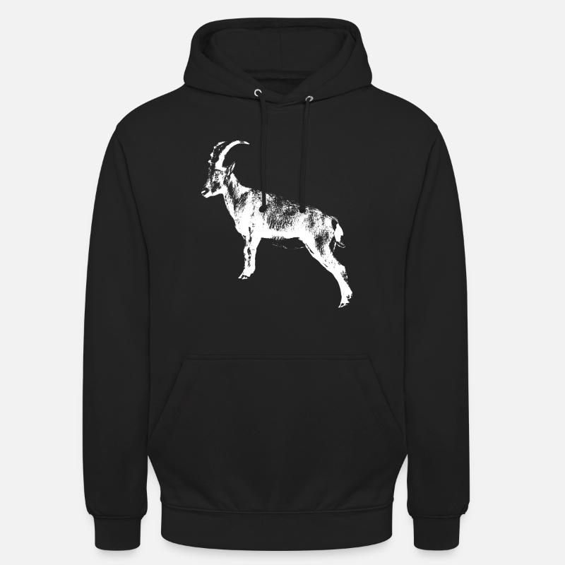 Capricorne - Sweat-shirt à capuche unisexe - noir