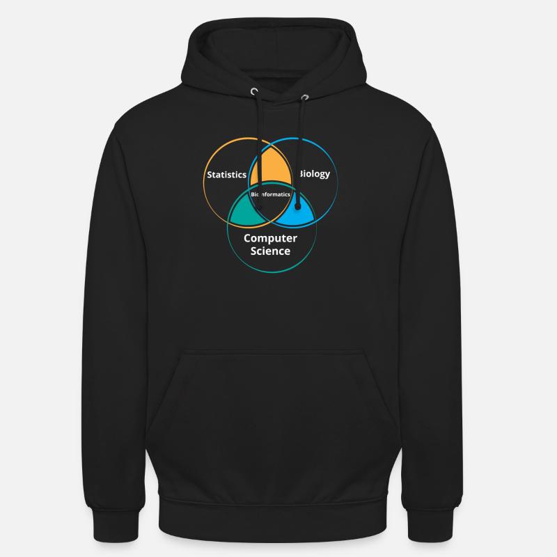 Funny Biology Bioinformatics Science | Gift | - Unisex Hoodie - Schwarz