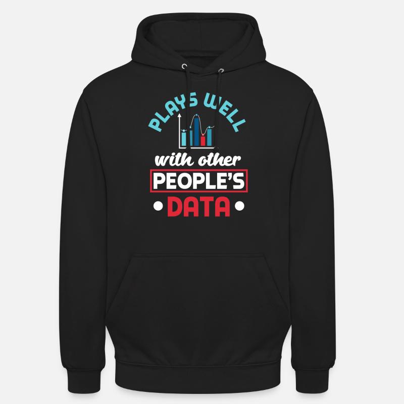 Data Engineering Data Analytics for a Data - Unisex Hoodie - black