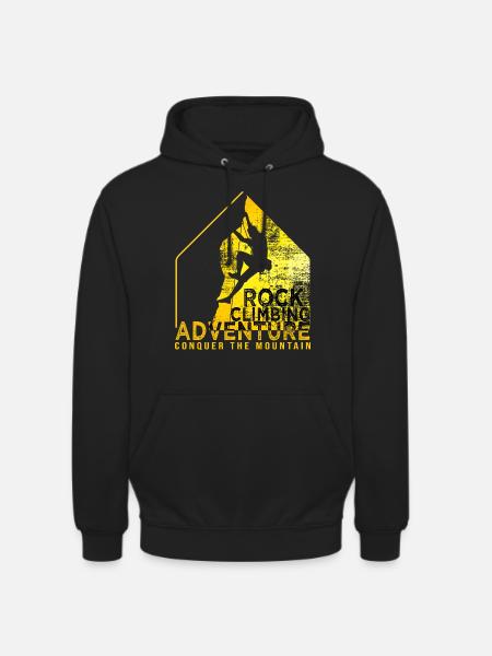 Climb Escalade Sport Climbing - Unisex Hoodie - black