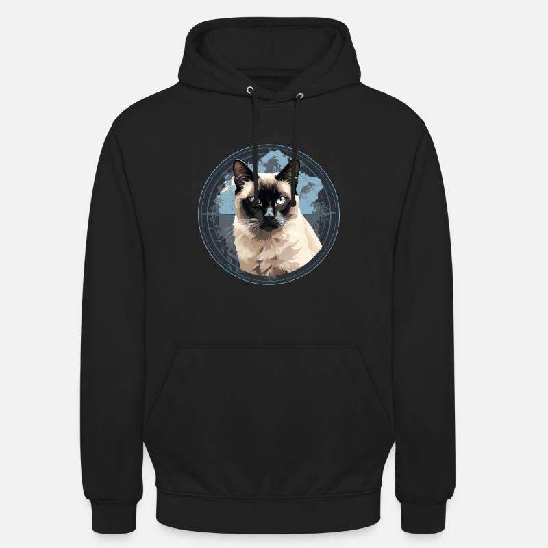 Balinais - Sweat-shirt à capuche unisexe - noir