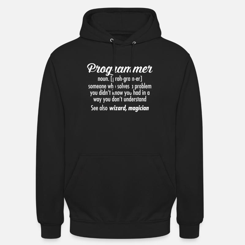 Programmer - Definition - Unisex Hoodie - Schwarz