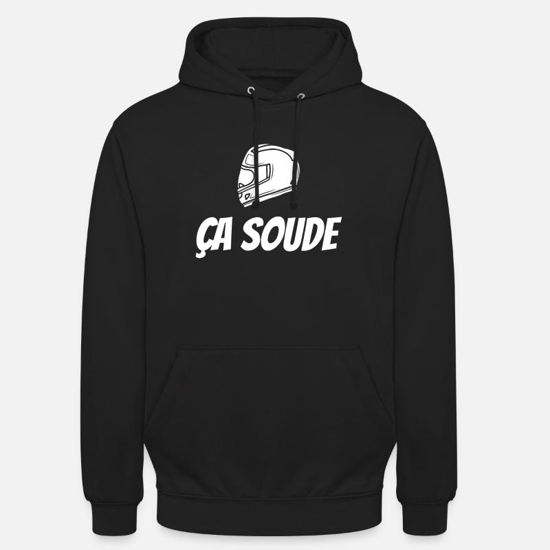 ça soude - Sweat-shirt à capuche unisexe - noir