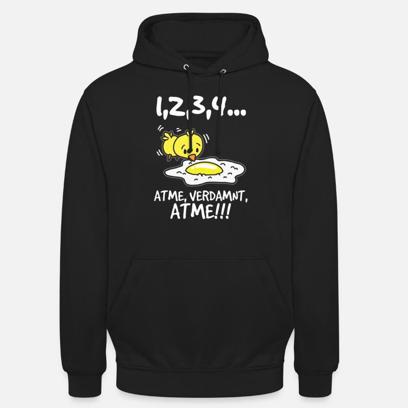Egg and chicks - Unisex Hoodie - black