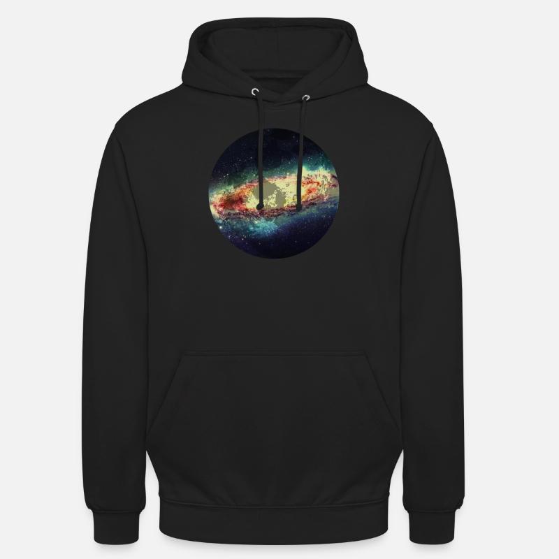 Galaxy Milky Way - Sweat-shirt à capuche unisexe - noir