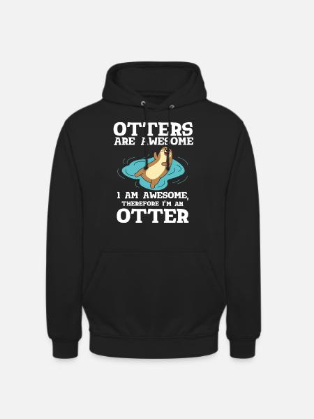 otter - Unisex Hoodie - Schwarz