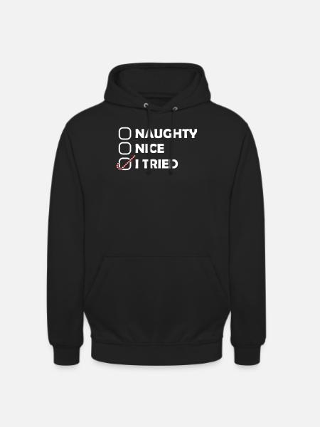 Noël drôle - Sweat-shirt à capuche unisexe - noir