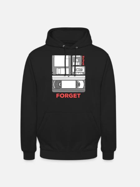 Video cassette VHS floppy disk Floppy disk technology - Unisex Hoodie - black