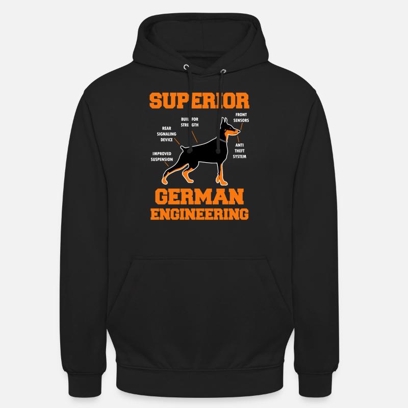 dobermann - Unisex Hoodie - Schwarz