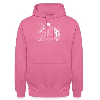 Famous West 167th Street Dancing on Steps - Unisex Hoodie - pink - Front - Alina (178cm) & Michal (187cm)