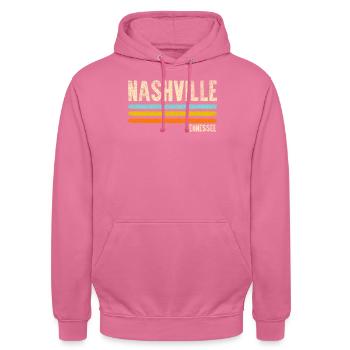 Nashville - Unisex Hoodie - Pink - Vorne - Alina (178cm) & Michal (187cm)