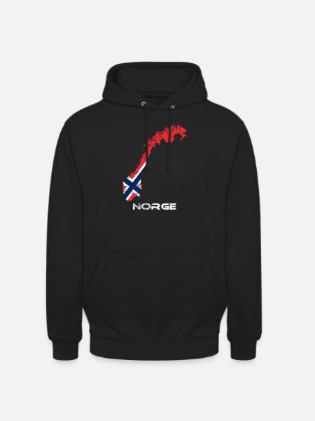 Norwegen - Unisex Hoodie - Schwarz