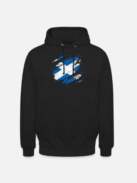 Drapeau Ecosse - Sweat-shirt à capuche unisexe - noir