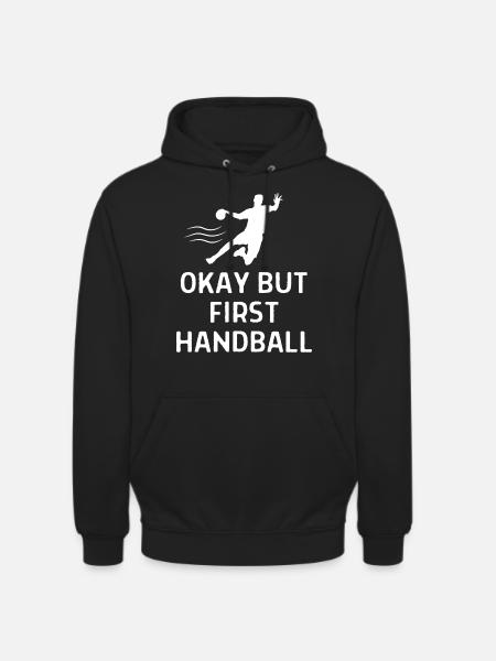 Handball Handballer Spruch Geschenk - Unisex Hoodie - Schwarz