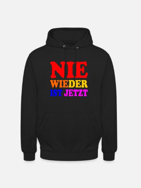 Never again is now - Unisex Hoodie - black
