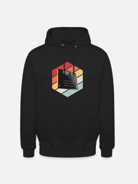 Diskette Floppy Disk - Unisex Hoodie - black