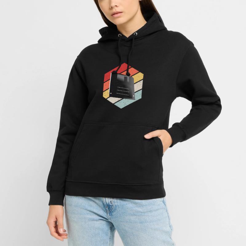Disquette Floppy Disk Sweat-shirt à capuche unisexe