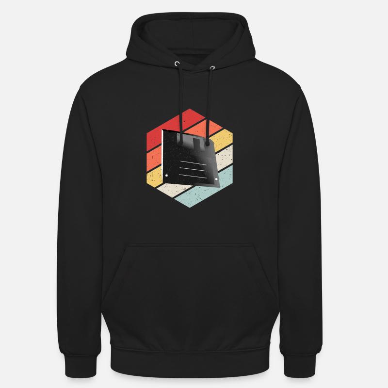 Diskette Floppy Disk - Unisex Hoodie - black