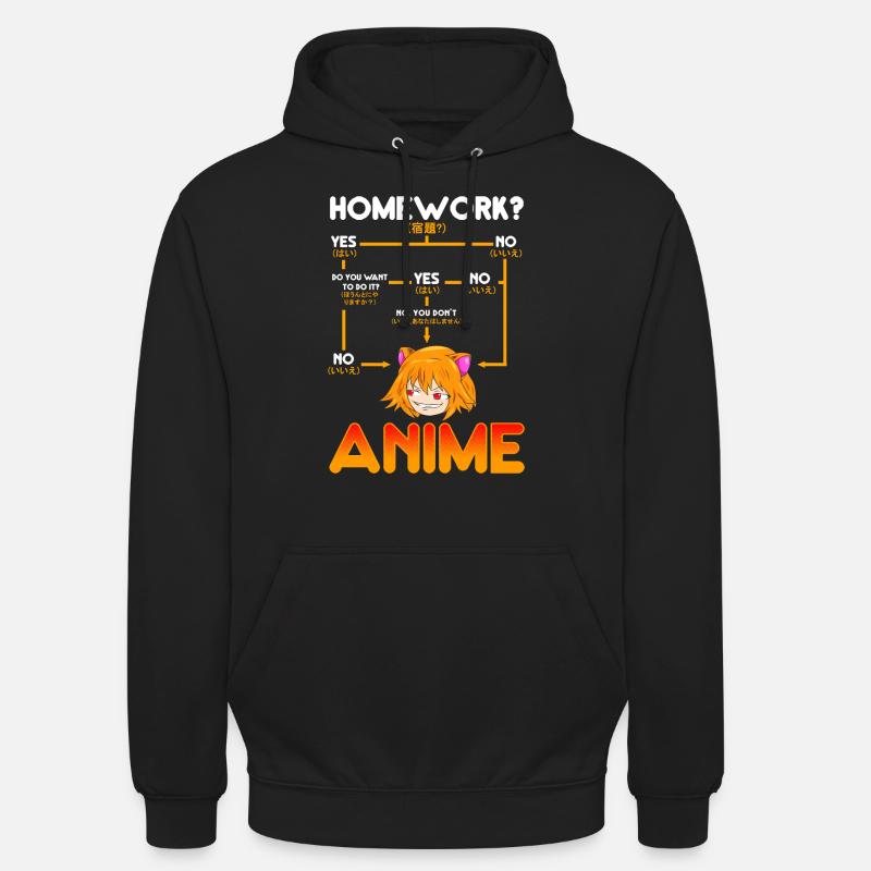 Anime manga - Unisex Hoodie - black