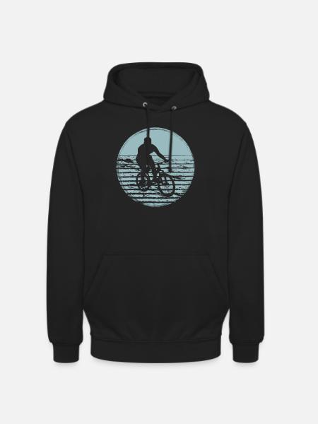 VTT VTT vélo - Sweat-shirt à capuche unisexe - noir