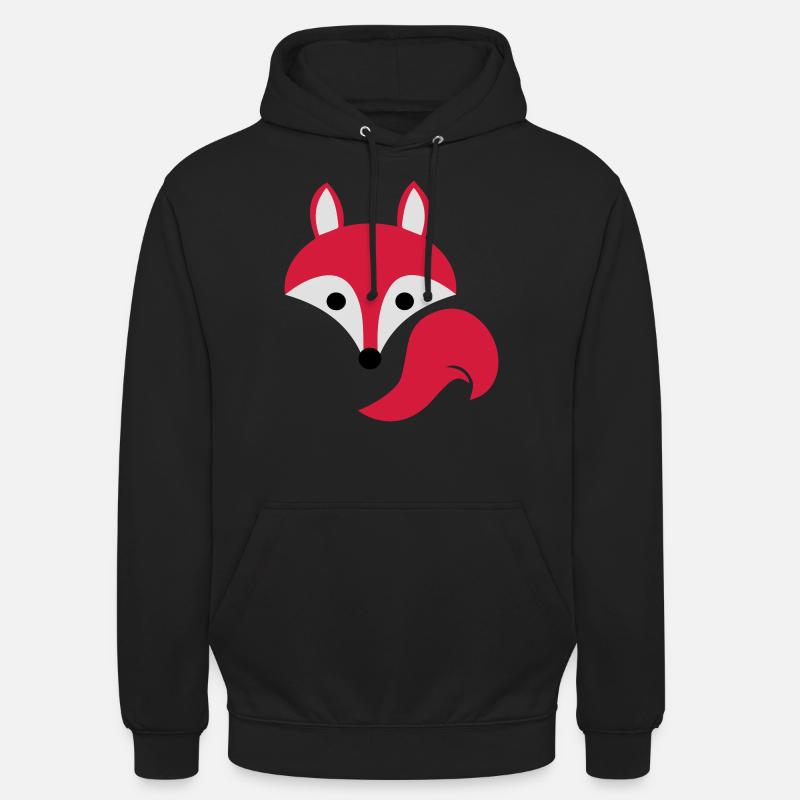 Fuchs - Unisex Hoodie - Schwarz