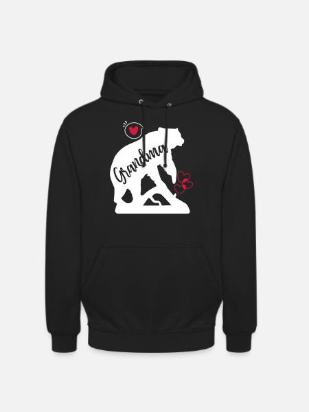 Grandma Bear - Unisex Hoodie - Schwarz