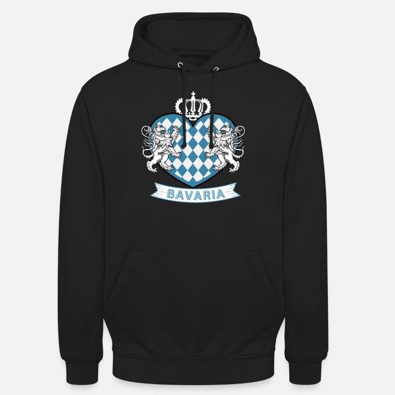 Soirée tenue Bayern Bavière - Sweat-shirt à capuche unisexe - noir