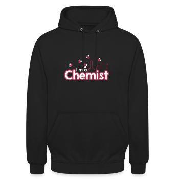 Chemist - Unisex Hoodie - black - Front - Alina (178cm) & Michal (187cm)