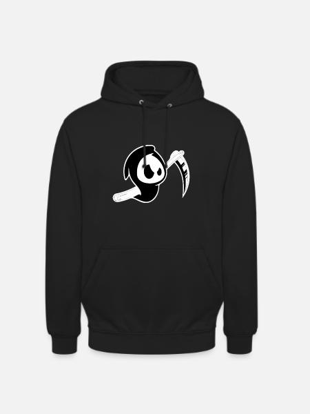 Scythes ghost Halloween reaper - Unisex Hoodie - black