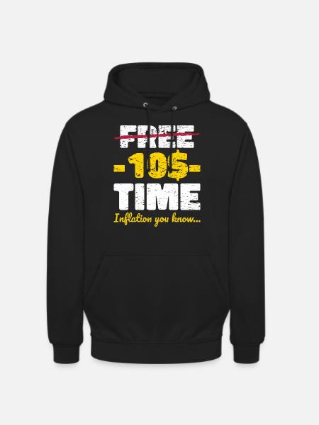 Inflation Leisure Funny Gift - Unisex Hoodie - black