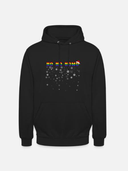 Ho Ho Homo! - Unisex Hoodie - Schwarz