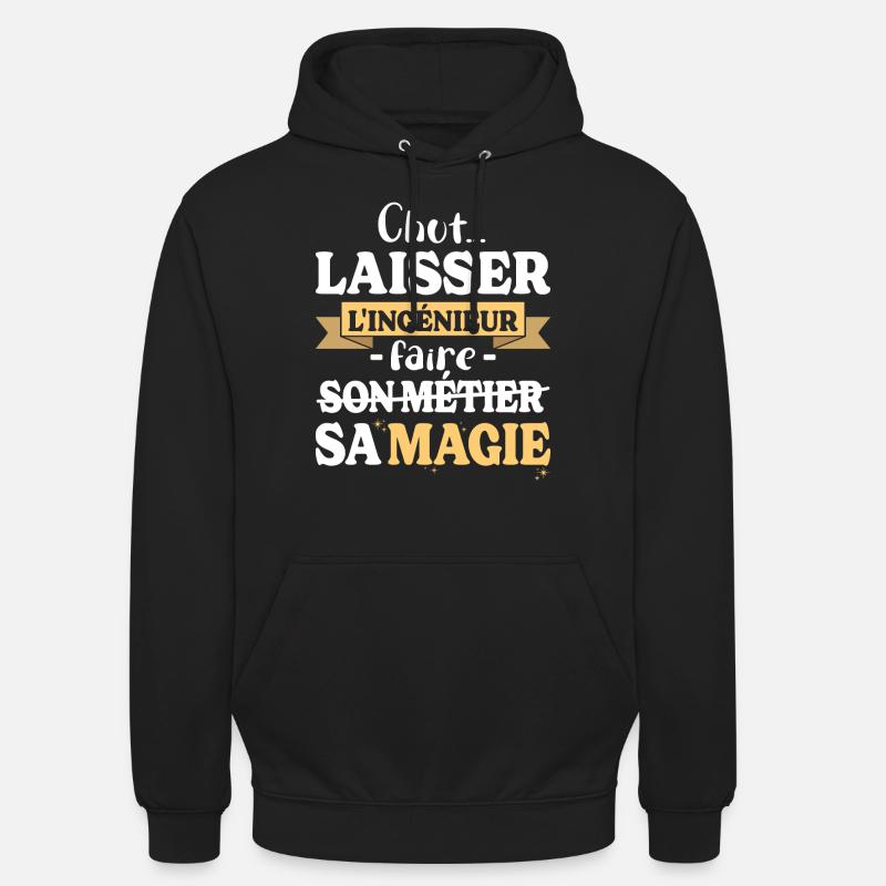 Engineer does his magic Humor genius Unisex Hoodie