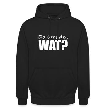Kölsch - Dialekt - Spruch - Unisex Hoodie - Schwarz - Vorne - Alina (178cm) & Michal (187cm)